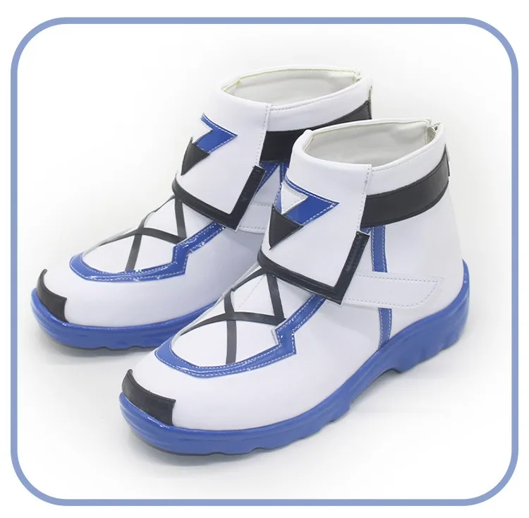 أحذية فووا التأثيرية إكسسوارات أنيمي Vtiber كوسبلاي الدعائم PU أحذية من الجلد أحذية كرنفال الهالوين مصنوعة حسب الطلب