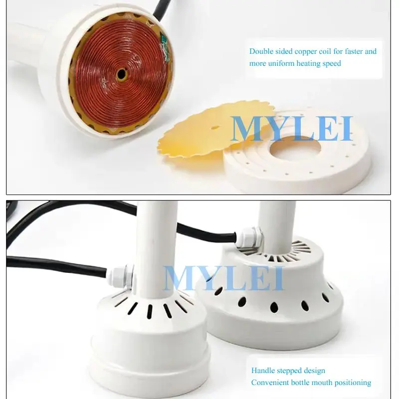 Electromagnetic Induction Fast Work Continuous Induction Aluminum Foil Sealing Machine Big Diameter 20-130MM