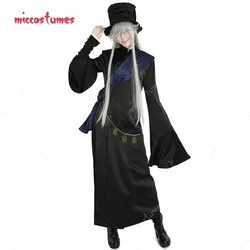 Miccostumes Women's Undertaker Grim Reaper Cosplay Costume Outfit with Hat