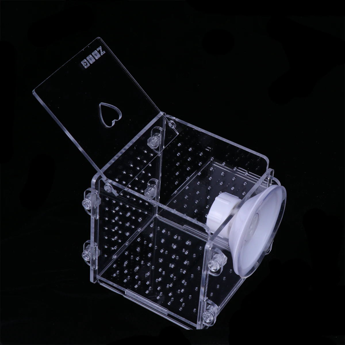 

2 Pcs Fish Fry Isolation Box Tank Hatchery Cage Aquatic Pet Supplies Tool Accessories Acrylic Incubator Baby