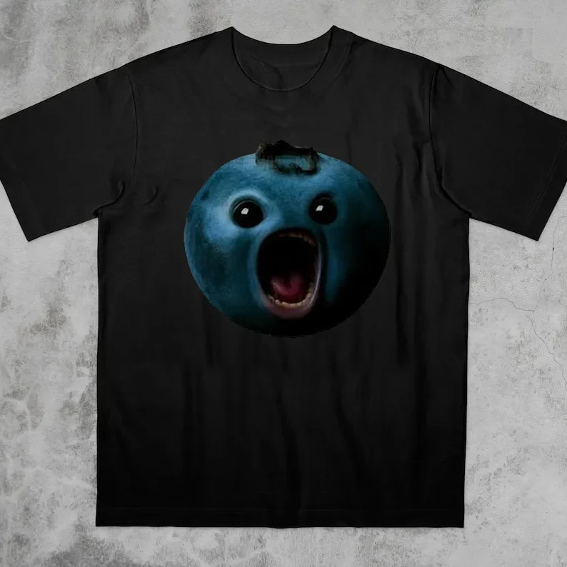 Blueberry ShirtY2k Meme Shirts Dank Funny Tee90s Vintage BootlegOdd Core Clearance Sales for Woman Clothing Free Shipping Sale