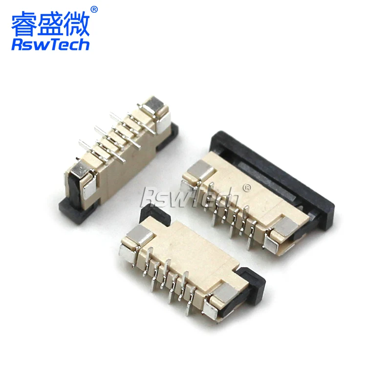 10Pcs FPC Connector socket FFC 1.0MM Drawer type Vertical 12P 14P 18P 20P 22P 24P 28P FPC Connector socket