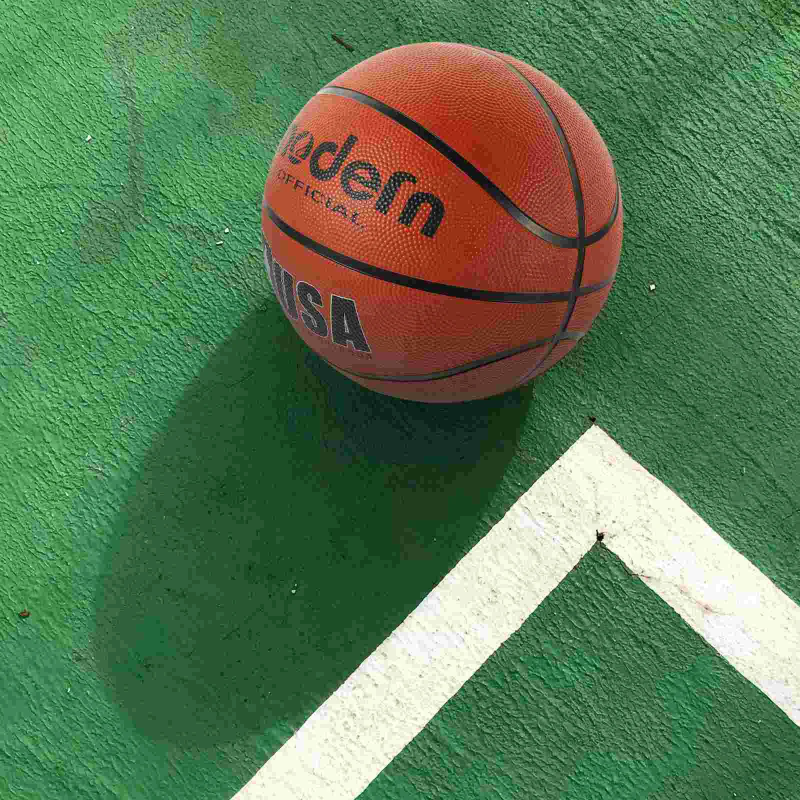 Basquete padrão para adolescentes bolas de basquete ao ar livre borracha tons terra profissional