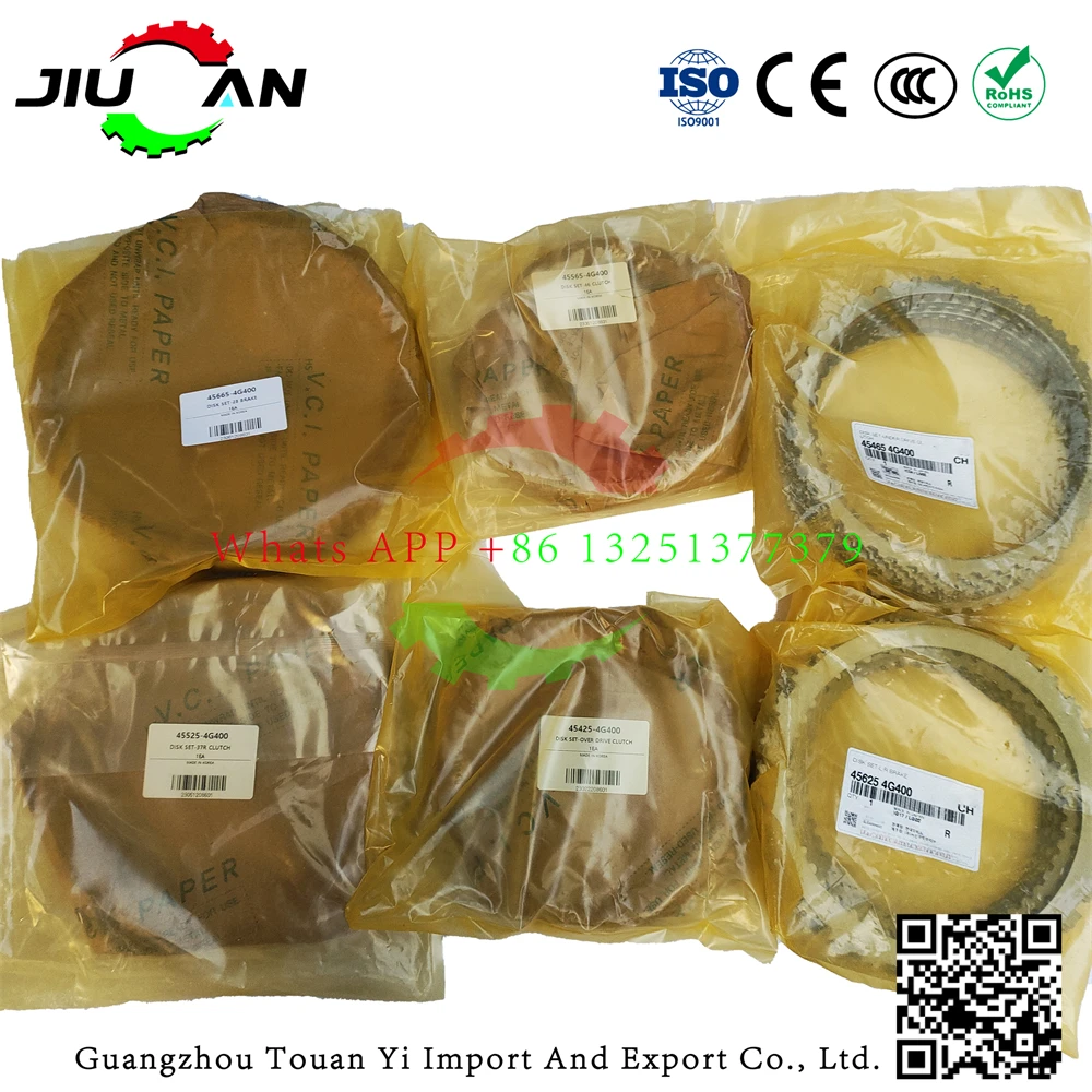 A 6-piece set of A8MF1 A8LF1 8-speed Automatic Transmission Friction Plate Kits for Hyundai  Accessories