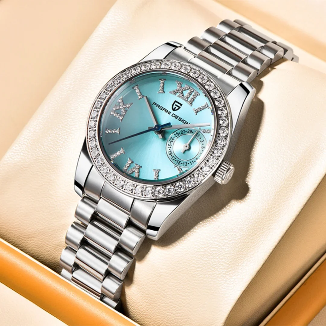 PAGANI DESIGN 2026 32MM Women's Elegant Luxury Quartz Watch Waterproof Fashion Sapphire Clock for Women view 4