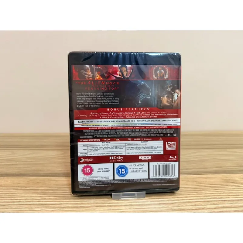 British Version 4K Blu Ray Alien Killing Ship High Definition Movie Disc
