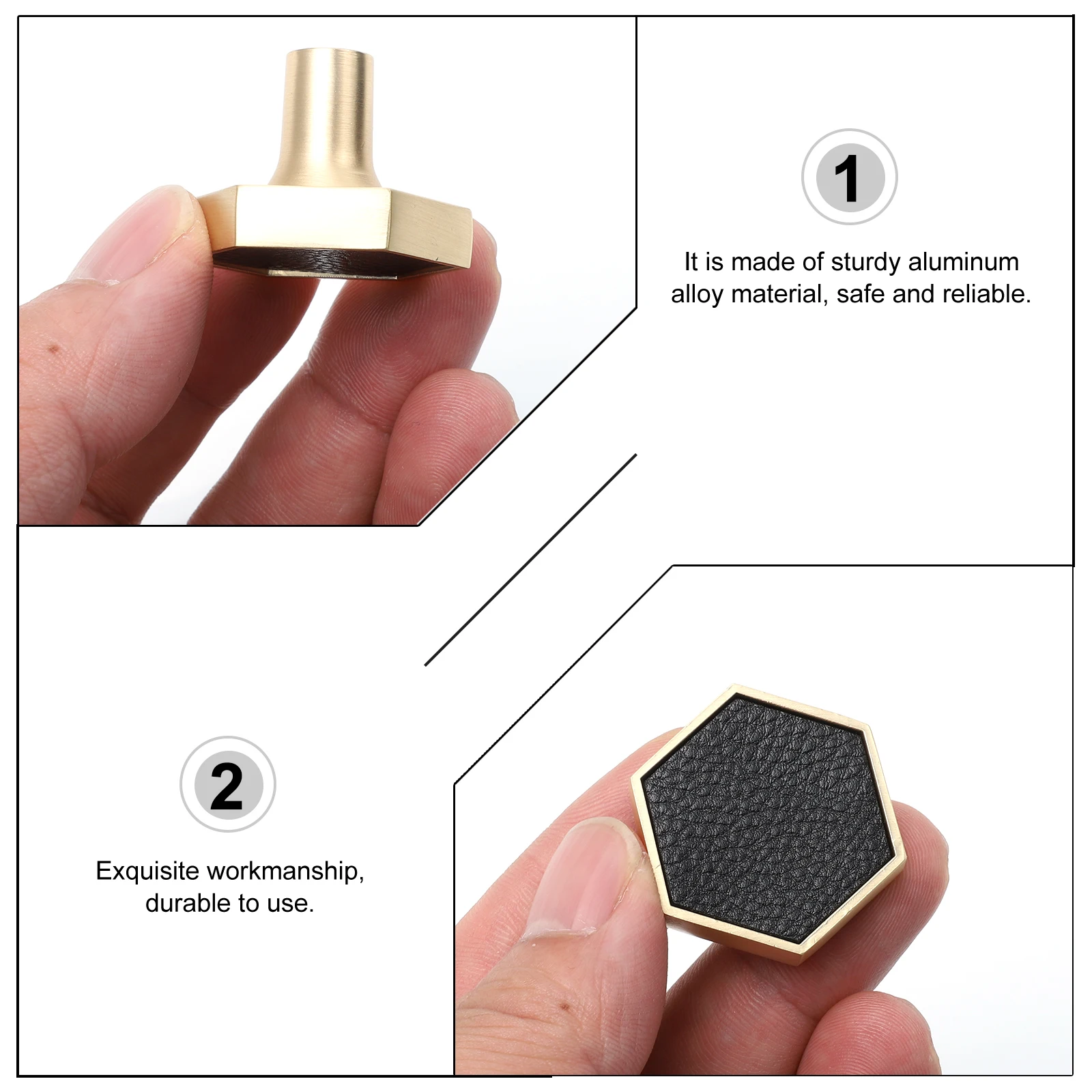 

2Pcs Drawer Pull Handle Single Hole Cabinet Knob Retro Furniture Pull Knob for Desk Bookcase Shoe Cabinet Wardrobe Drawer Use