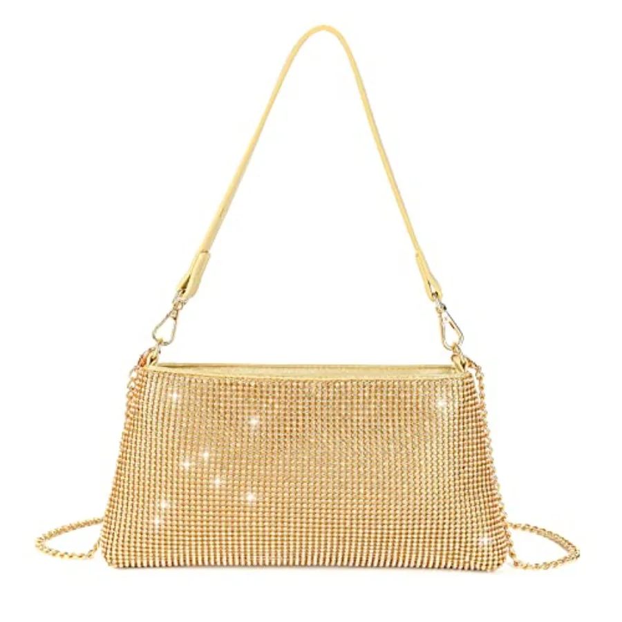 Bling Evening Clutch Bag for Women Lady Girl Bride Rhinestone Purse For Prom Cocktail Party Wedding Engagement