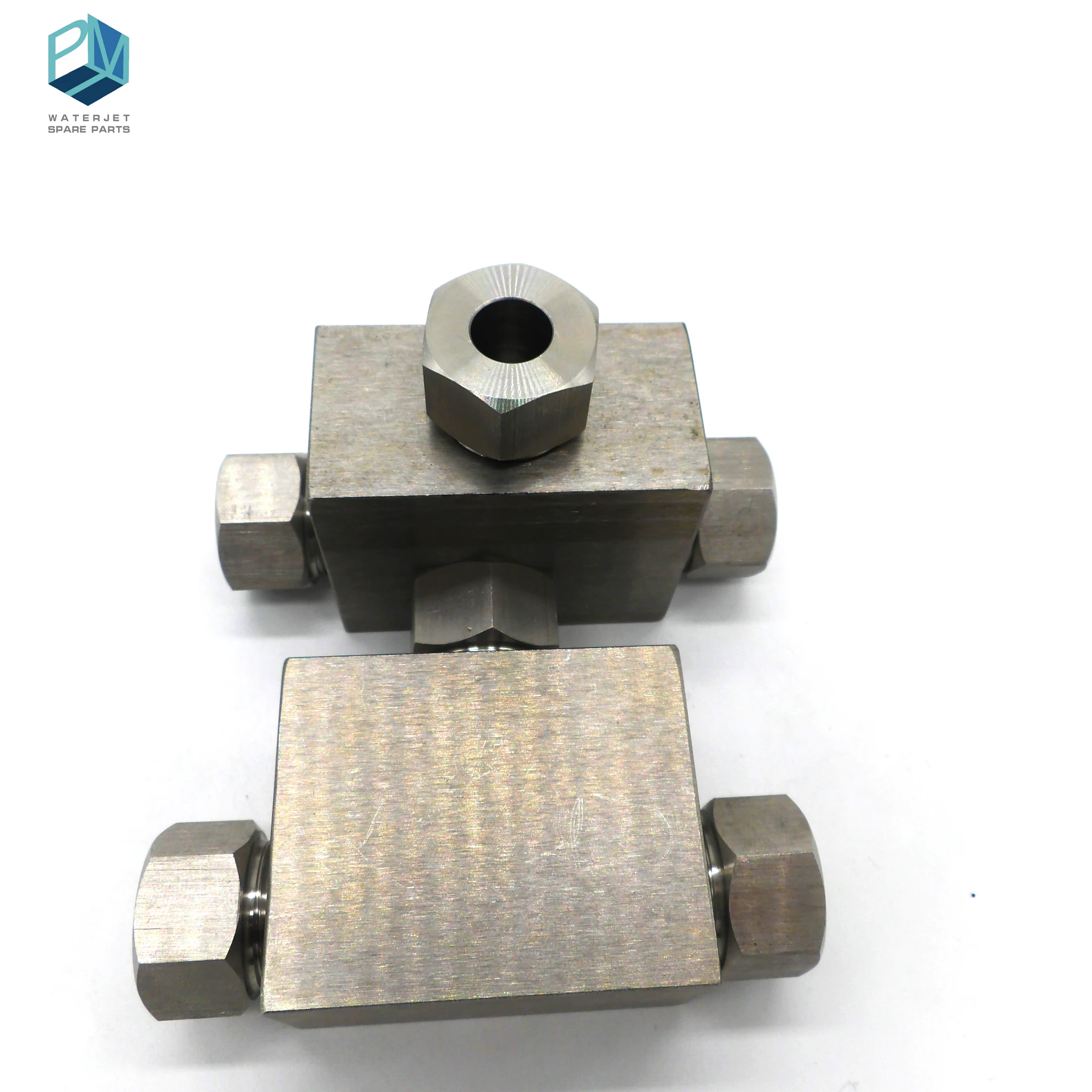 Sambungan Pipa Tekanan Tinggi 3/8 Tee untuk Mesin Waterjet