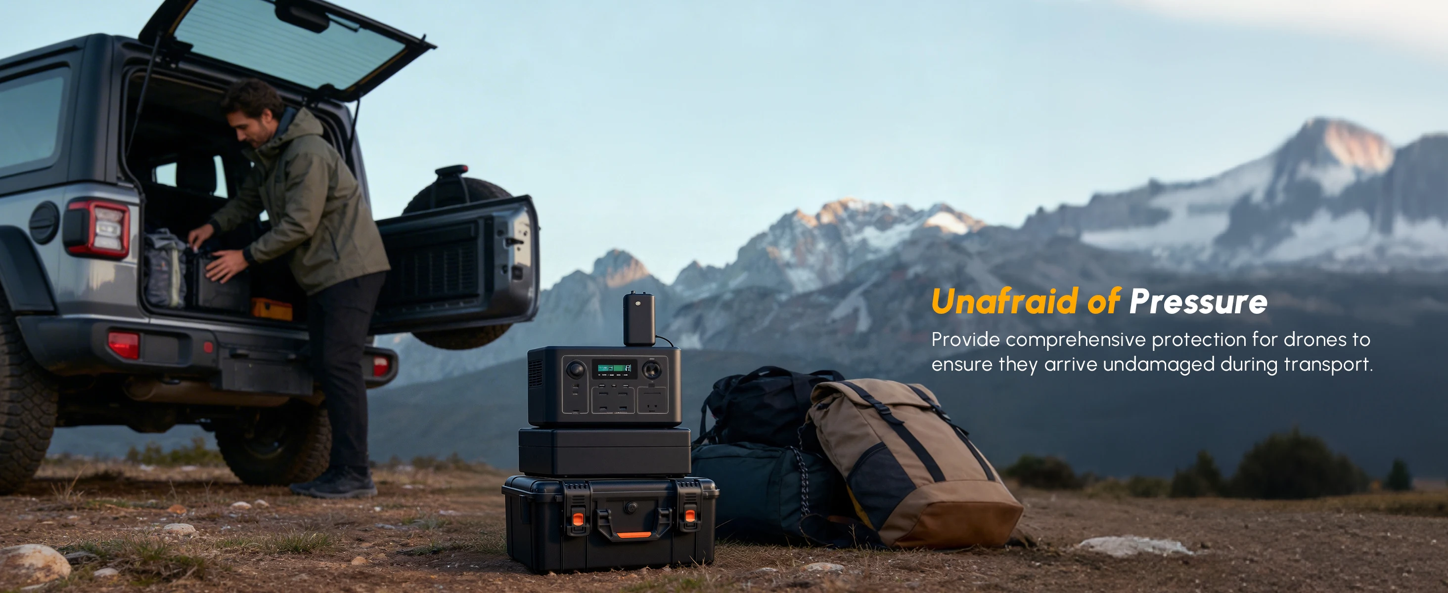 Wasserdichter Hartschalenkoffer für DJI Avata 360 Combo Stoßfeste Reise-Aufbewahrungsbox Unterstützt RC2/G-N3 Brillen/Motion Controller/Akku – Detail 4