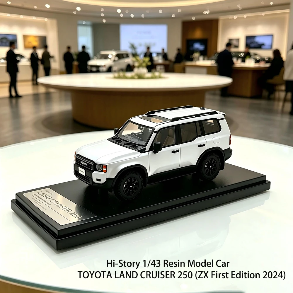 

Hi-Story 1/43 Scale Resin Model Car TOYOTA LAND CRUISER 250 (ZX First Edition 2024) Diecast Vehicle Collectible Display