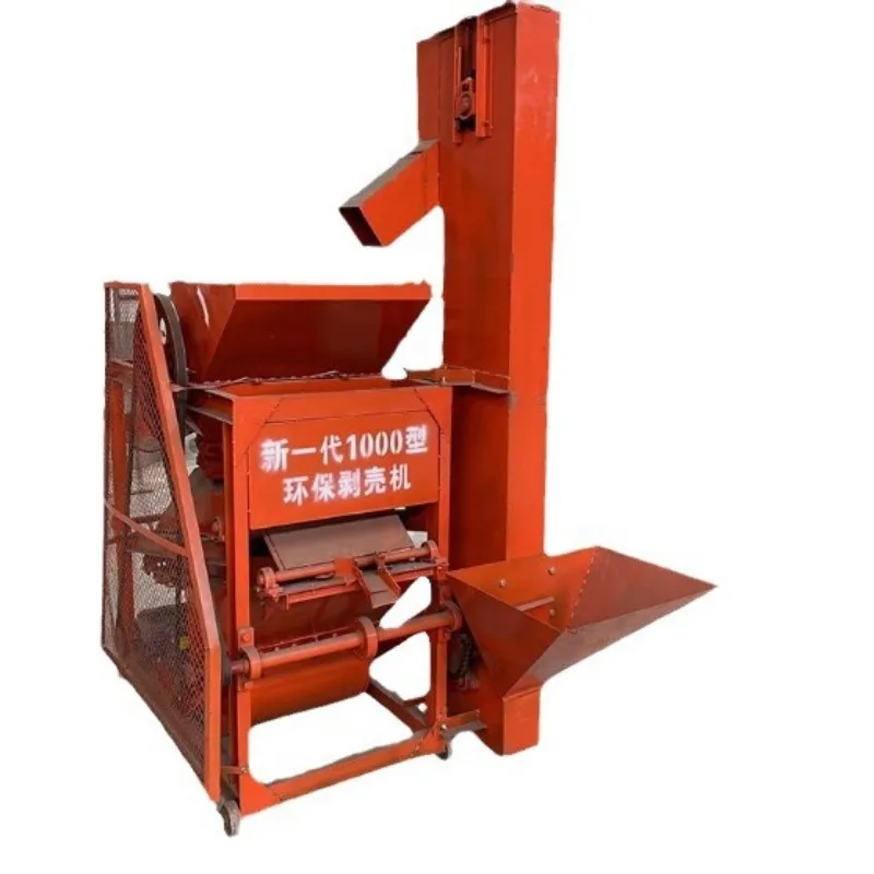 Dry and wet green tea seed peeling machine oiling, green fruit tea  seed spiral separator seed shelling machine