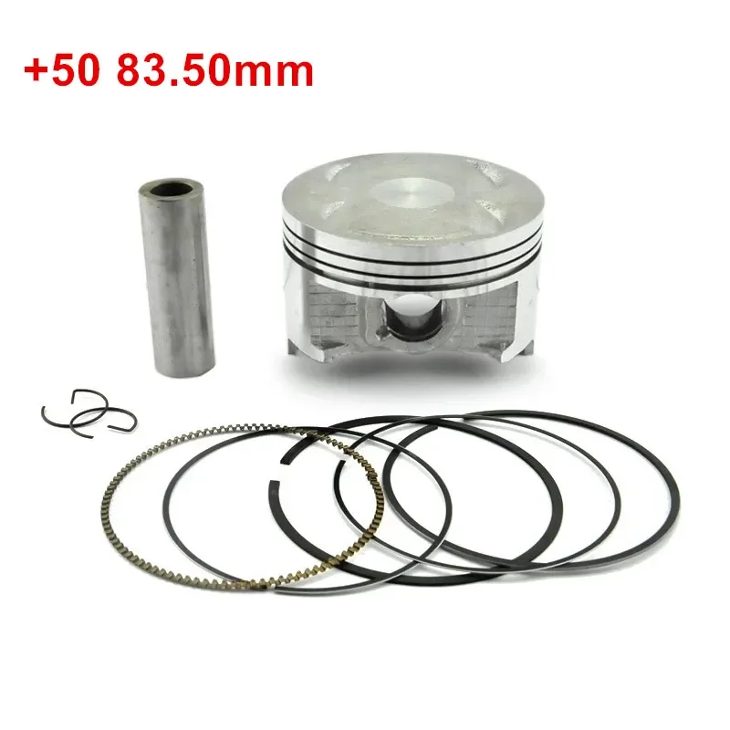 Motorcycle Cylinder Piston Rings Kits Set For Suzuki AN400 Burgman Skywave 400 1999-2006 STD Bore Size 83mm +50 +75 +100