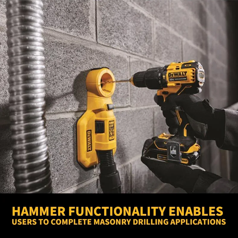 DEWALT DCD709 Cordless Compact Hammer Impact Drill Driver 20V Brushless Hand Electric Screwdriver Power Tools DCB118 DCB115