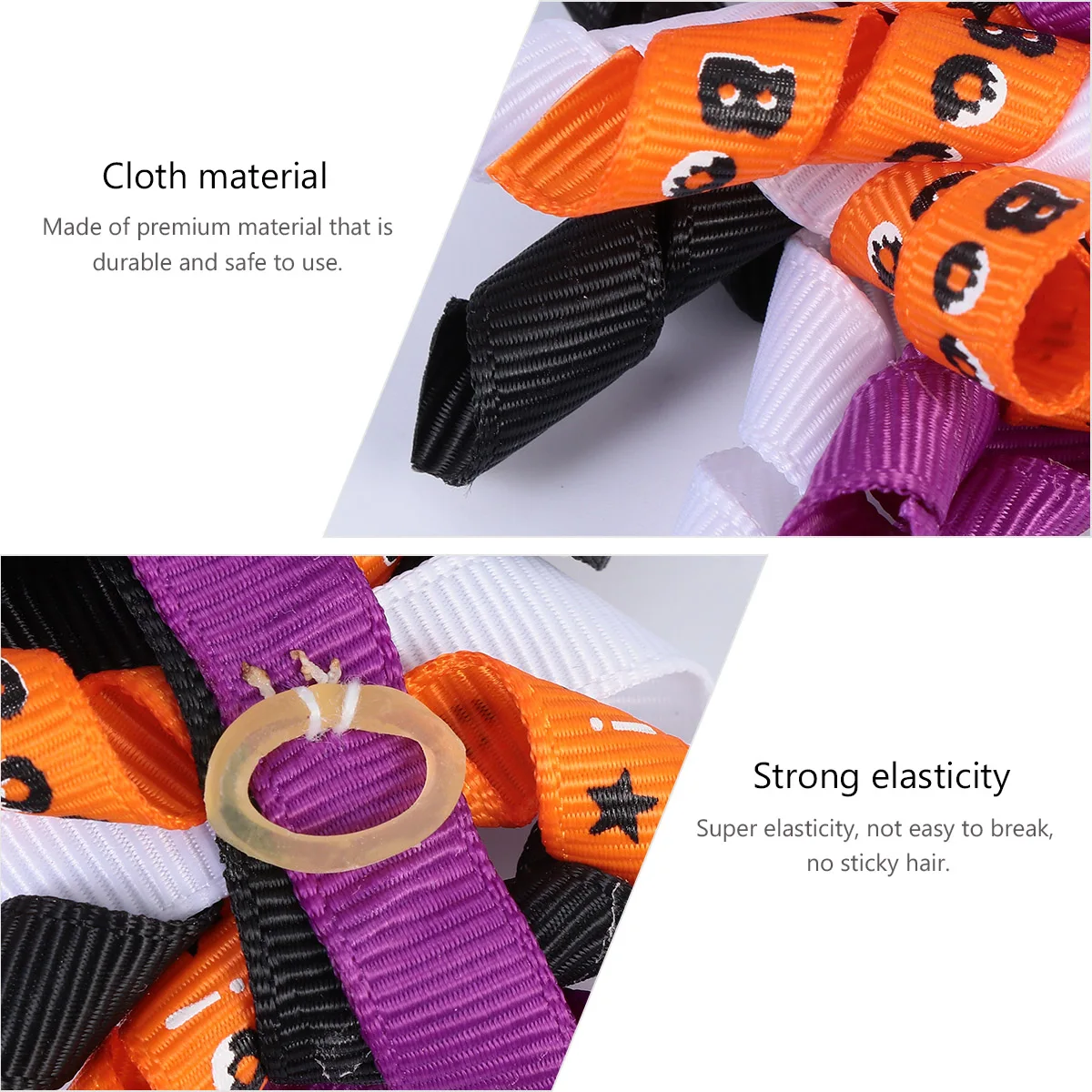 

10Pcs Pet Dog Hair Decorations Halloween Birthday Party Hair Bows Rubber Bands Rings Grooming Accessories Pet Rubber Bands