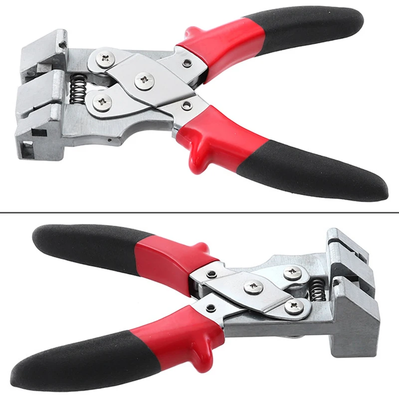 AT14 90 Degrees Folding Pliers Universal Angle Cut Wood Edge Banding Buckle Right Angle Aluminium Wire Slot Scissors