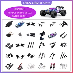 Accesorios de coche RC cepillado, piezas de actualización de coche de juguete de alta velocidad, 6028, 6029, 6030, 6031, 16101, para SCY 16102, 16103, 16201