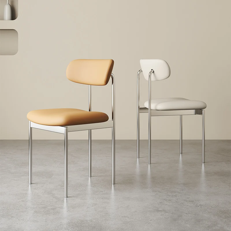 

Designer Bedroom Dining Chairs Minimalist Lounge Metal Nordic Dining Chairs Living Room Outdoor Silla Lounge Suite Furniture