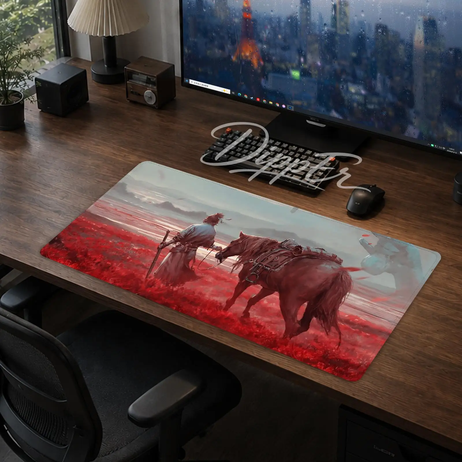 A-Where Winds Meet Mouse Pad Office Large Desk Mat Gaming Mousepad Rubber Bottom Non-Slip Cushion 900X400