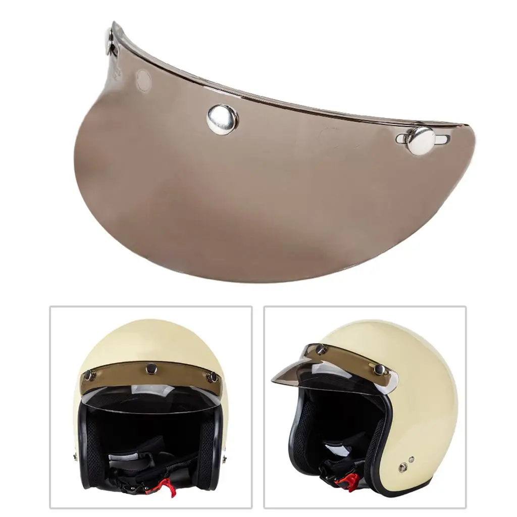 Universal Motorcycle Helmet Visor Peak Protector Hard PC Lens Protection for Men’s Motorbike Helmet Accessories