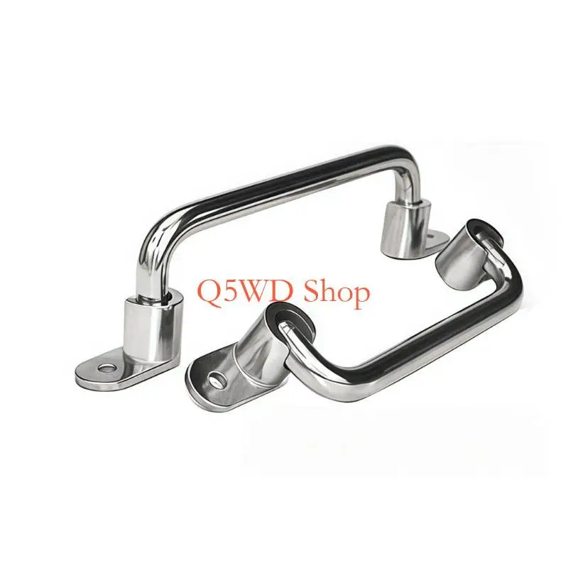 Q5WD 90 Degrees Folding Door Pull Household Exterior Handle Hardware Space Saving