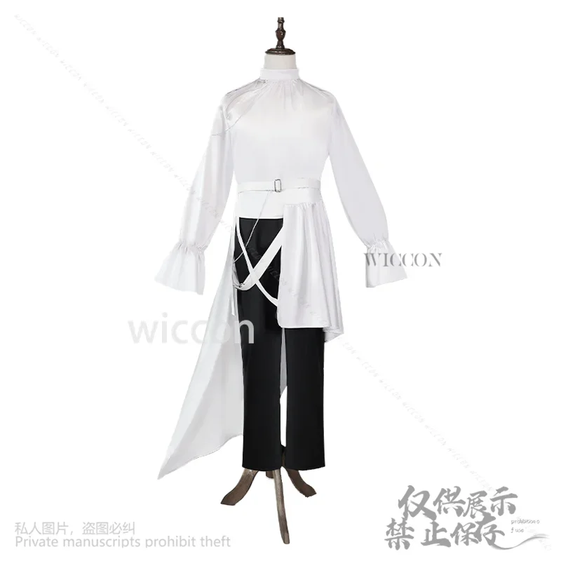 أزياء كوسبلاي لوكا التأثيرية أنيمي الغريبة لمرحلة الأداء زي المعبود بدلة أصفر فاتح شعر مستعار قصير لحفلات الهالوين Cus