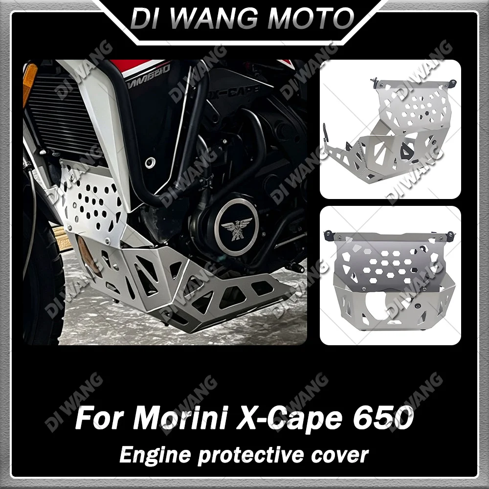 FOR Morini X-Cape 650 Motorcycle Modified Engine Guard Cover Full Wrap Engine Skid Plate Protector Chassis Shield Accessories