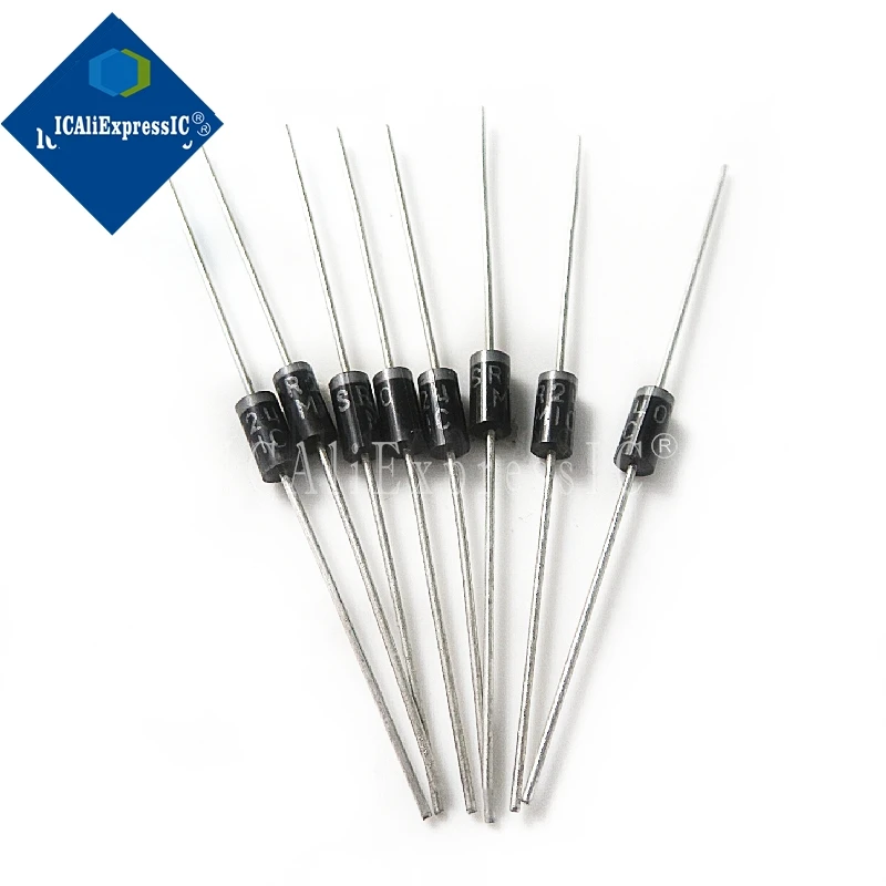 20PCS Schottky Rectifier Diode SR240 SR260 SR360 SR540 SR560 SR2100 SR3100 SR3200 SR5100 SR5150 SR5200 DO-41 DO-27 ในสต็อก