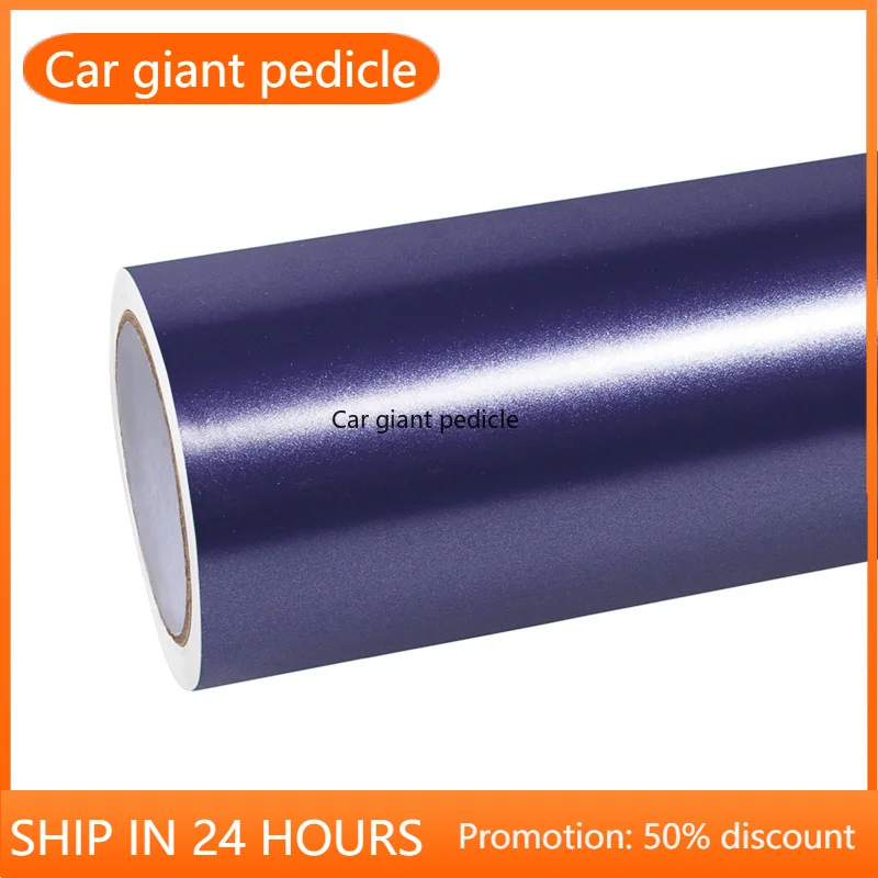 matte Metallic Midnight Blue  Car Vinyl Wrap Shift Suitable vinyl stickers Bubble-free easy liner for  wrap quality Warranty