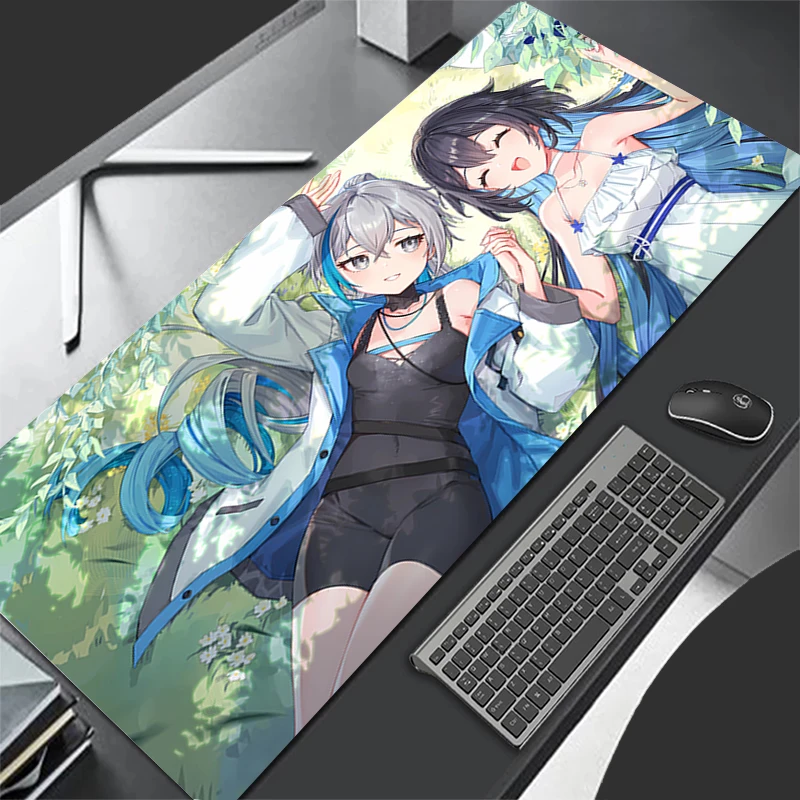 Mousepad Computer Gaming Accessories Cartoon Keyboard Pad Office PC Rubber H-honkai Impact 3 Mouse Pad Decoracion Desk Mouse Mat