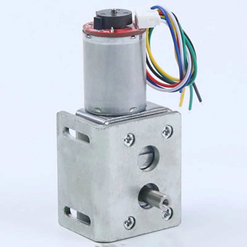 EnprintJdean-Moteur à engrenage à vis sans fin CC, vitesse réglable suspec, couple élevé CW CCW, 12V, 24V