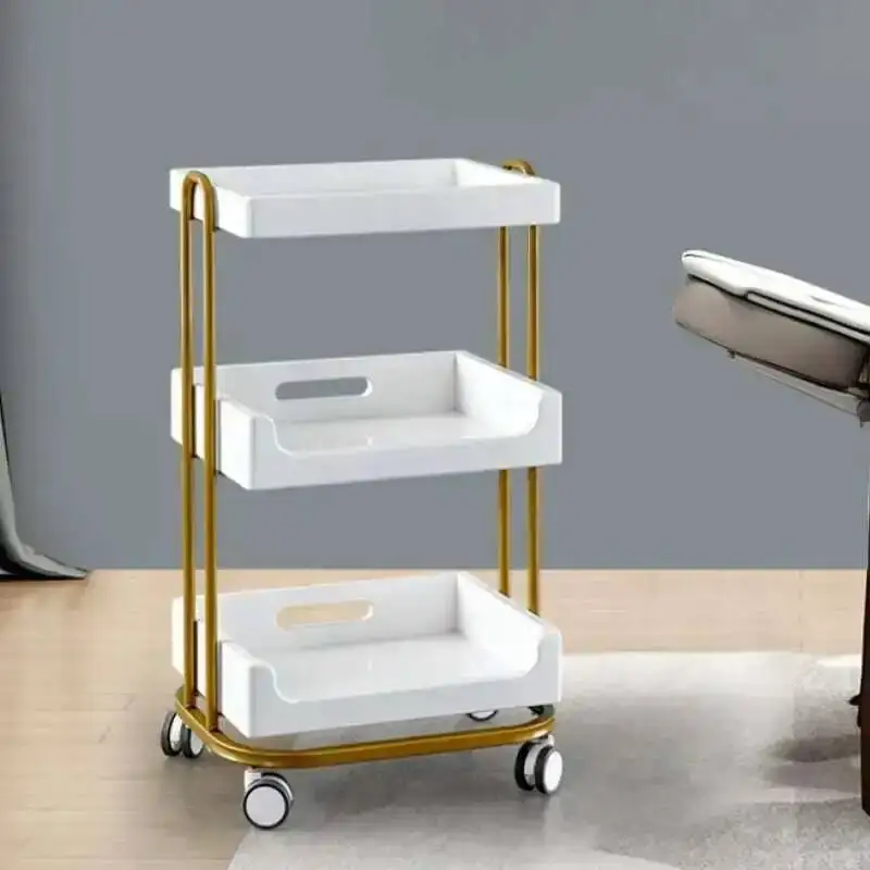

Cart Trolley With Wheels Aesthetic Trolleys Ruedss Beauty Salon Furniture Nails Luxury Saloon Spa Aesthetics Hairdresser Gold