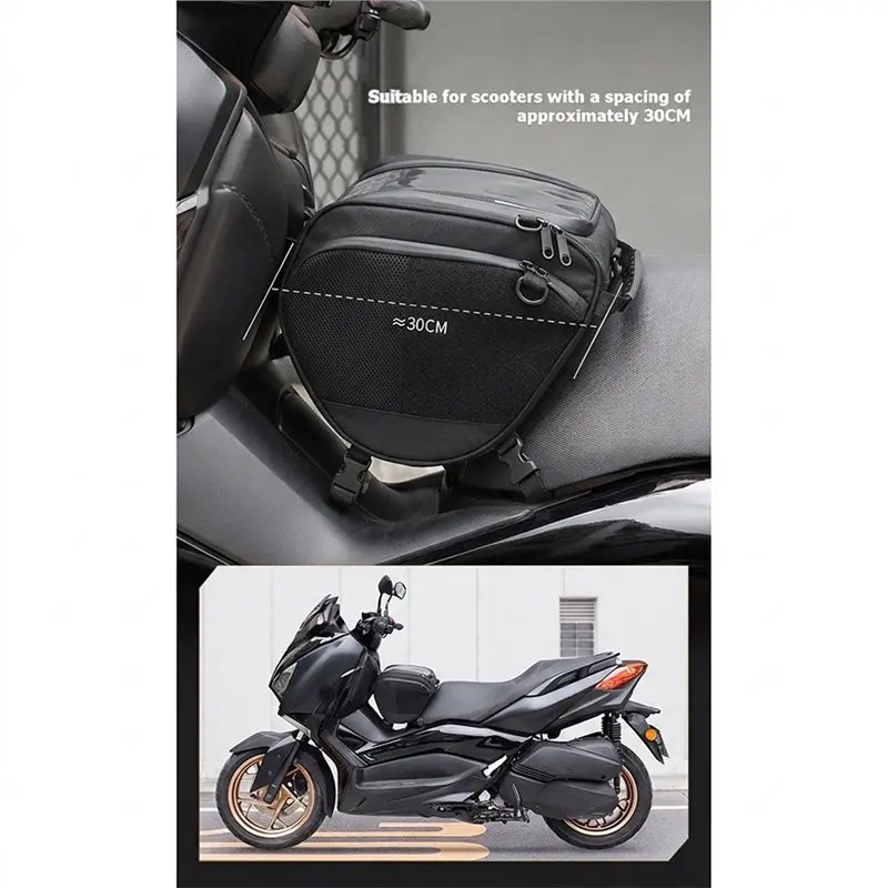 Hot Selling-Motorcycle Tunnel Tank Bag Waterproof Pedal Tool Travel Luggage Storage Bag For Motorbike Underseat