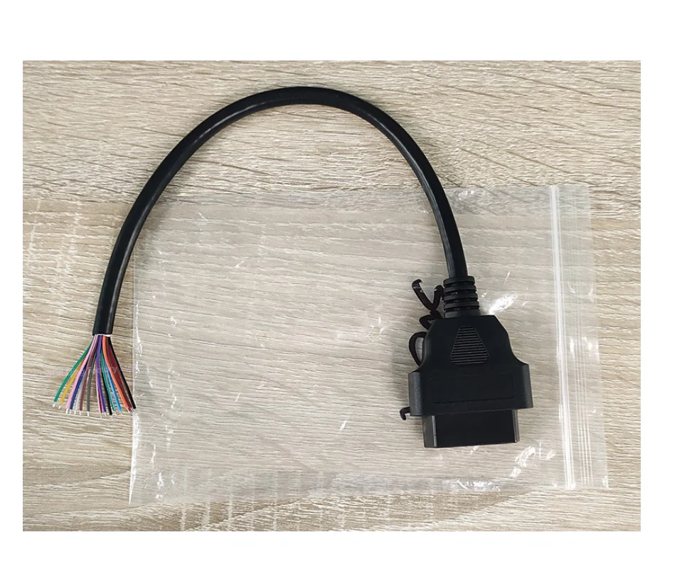 30cm 16Pin Female Cable Connector OBD2 Auto Extension Cable Opening Cable Diagnose Car Tools