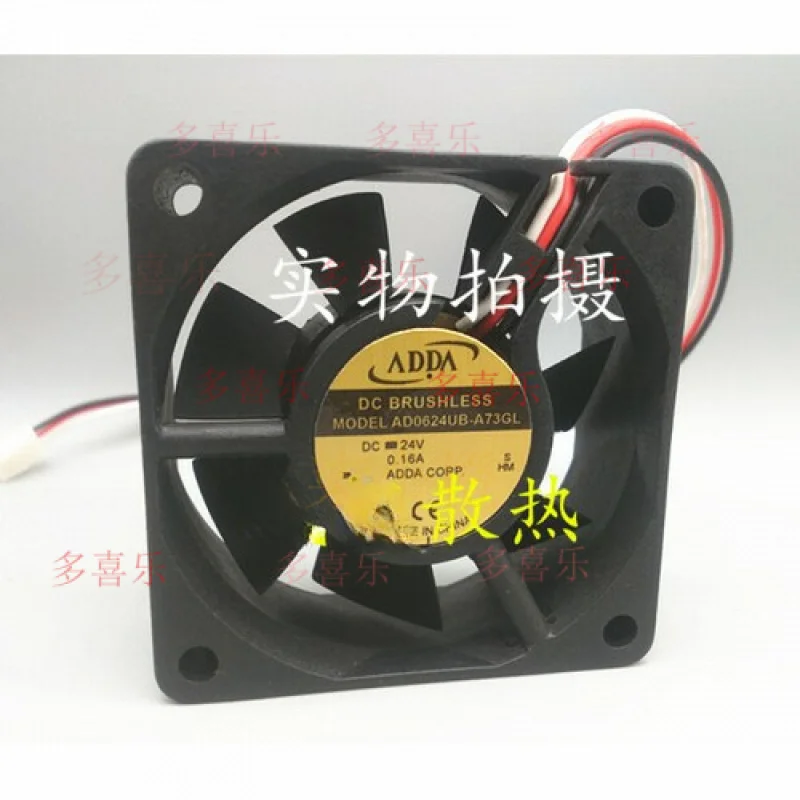 EE   1pcs for ADDA AD0624UB-A73GL 6025 24V 6CM 3-wire ball inverter fan 3pin