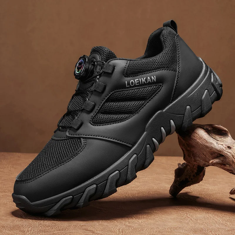 

Мужские походные кроссовки LOEIKAN, дышащие, из сетчатой ткани, с противоскользящей подошвой