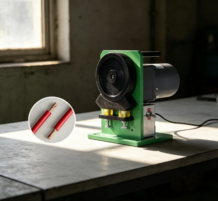 Semi-stripping Twisting Machine Roller Type Semi-automatic Electric Wire Power Cord Twisting Machine For Cable Processing