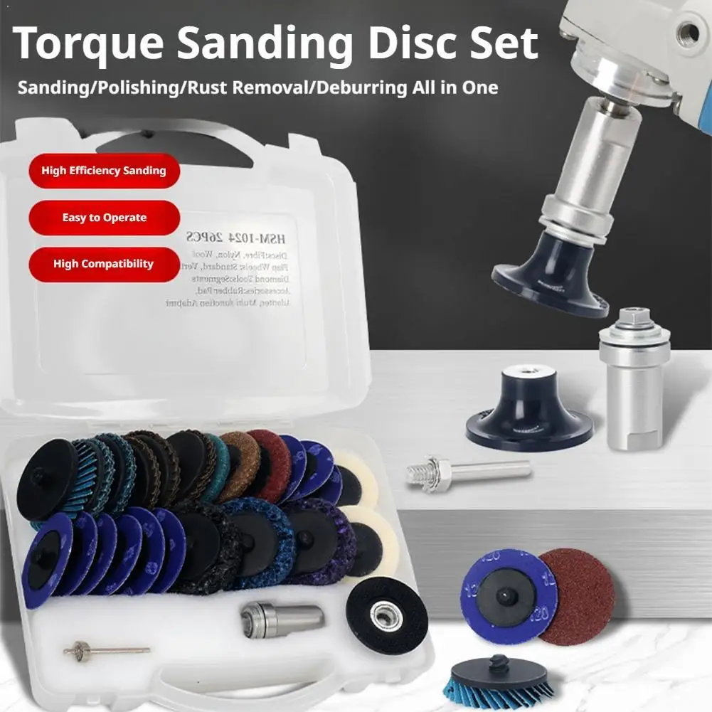 

Rapid Swap Sanding & Polishing Disc Kit Fits Drill M14 Angle Grinder For Sanding Rust Removal And Polishing