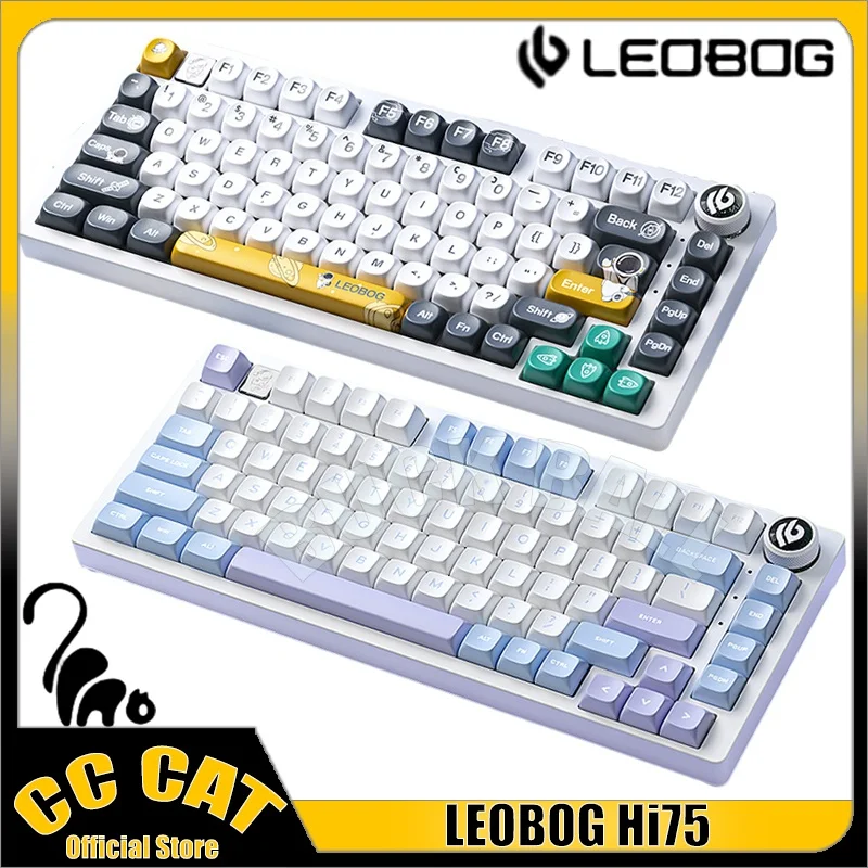 

Leobog Hi75 Mechanical Keyboard Wired Keyboards Gaming Keyboard Customization 81 Keys 75% Gasket Hot-Swap RGB Gamer Keyboards