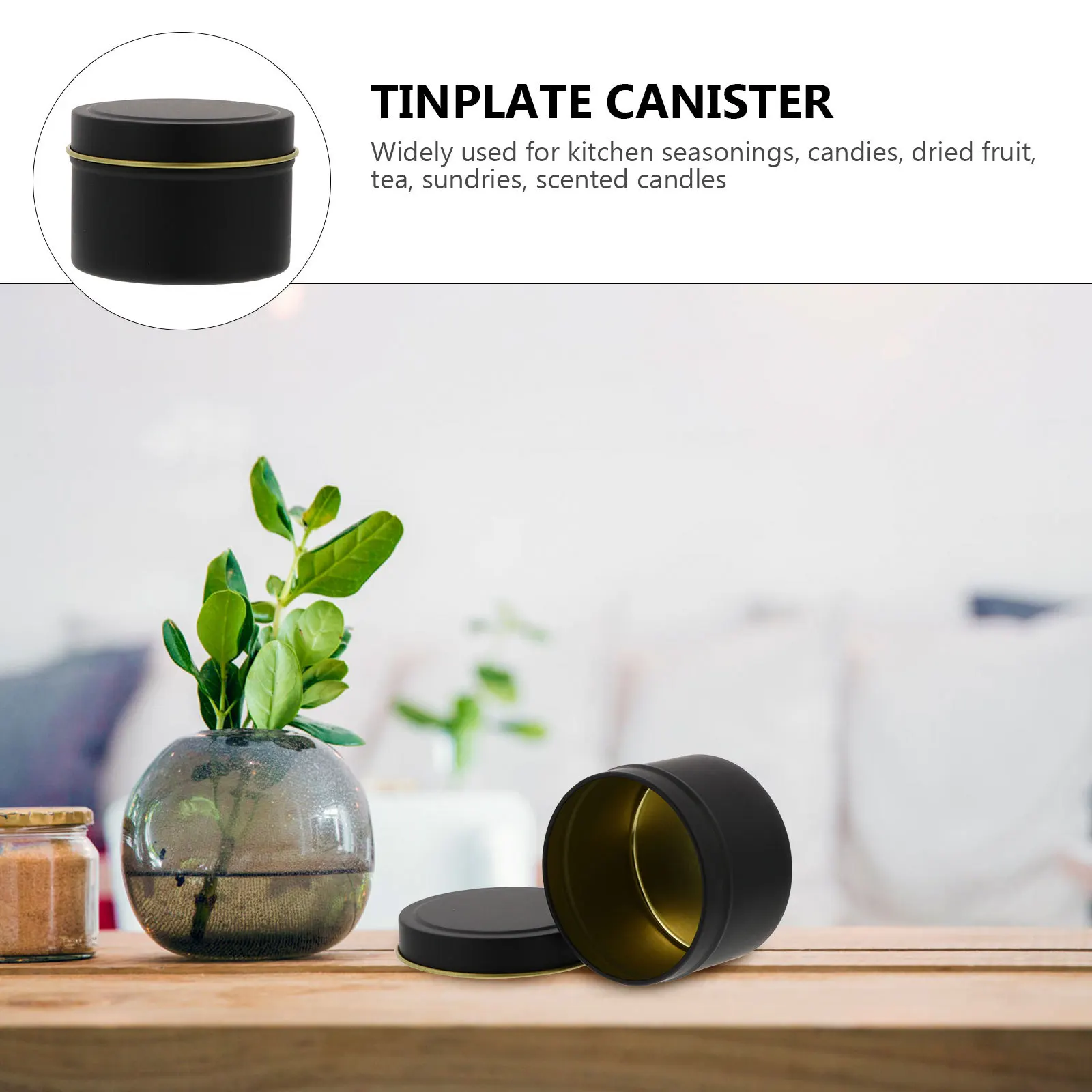 

10 pcs Aromatherapy Can Tinplate Storage Can For Essential Oil Tea Candy Moisture Proof Dust Resistant Sealed