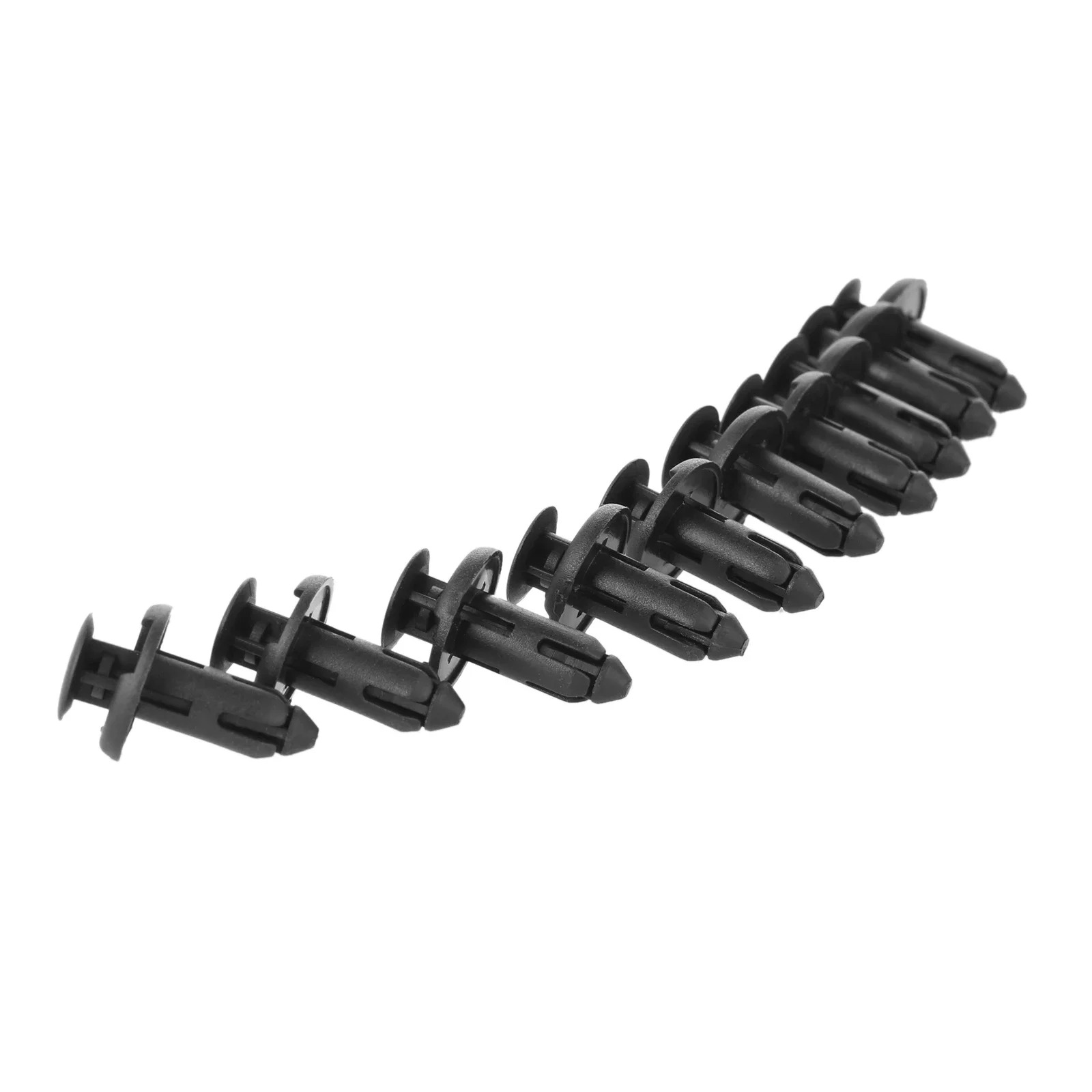 50Pcs 8mm Auto Bumper Fastener for Toyota Nissan Honda Plastic Rivet Retainer Push Engine Cover Fender Car Door Trim Panel Clips