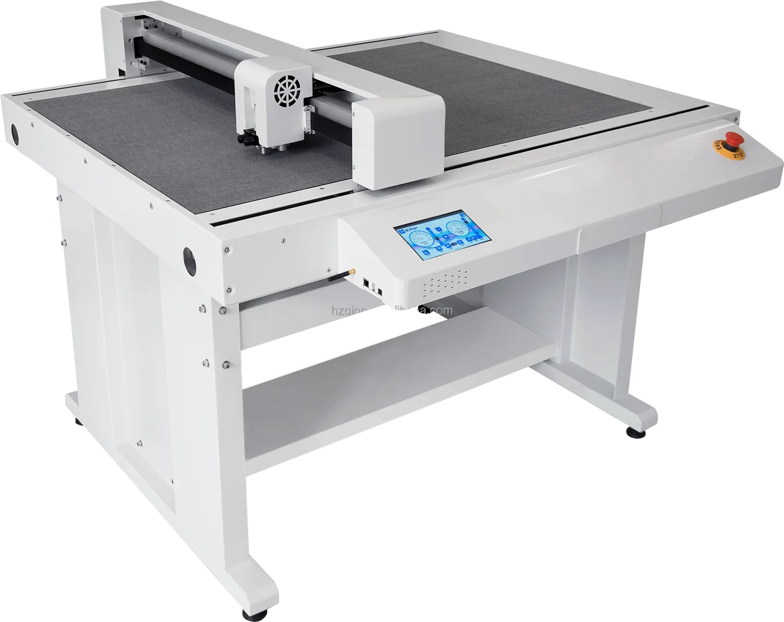 Contour Auto-Positioning Flatbed Cutter for Corrugated Paper CCD Cam era Kiss Cut Activate Rotary Tangential Blade