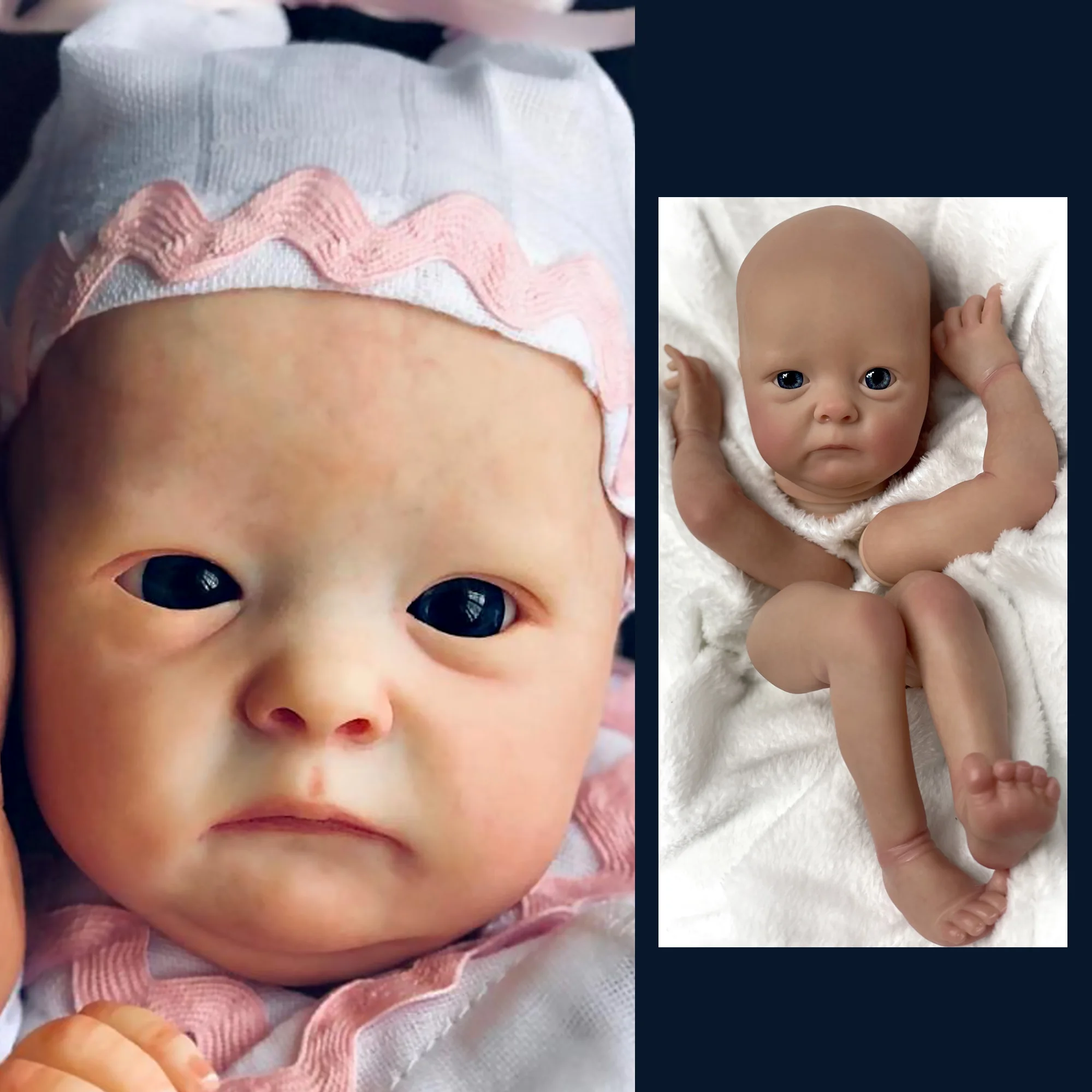 

43cm Tink Bebe Reborn Kits Realistic Lifelike Painted Reborn Doll Unassembled Vinyl Parts Accessories Pеборн готовый