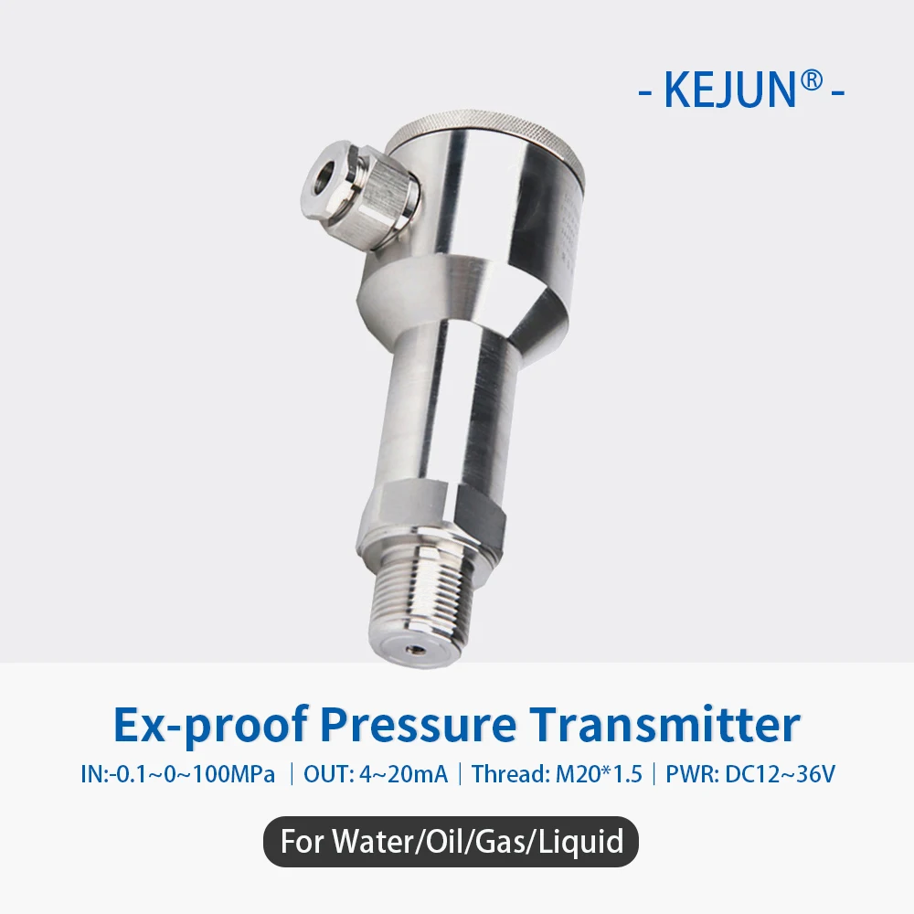 China Industrial Explosion-proof Diffused Silicon Pressure Transmitter Anti-explosion Absolute 4-20ma Pressure Transmitter