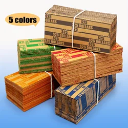 Coin Wrappers Assorted 500pcs Flat 5 colors + 250pcs 5 colors