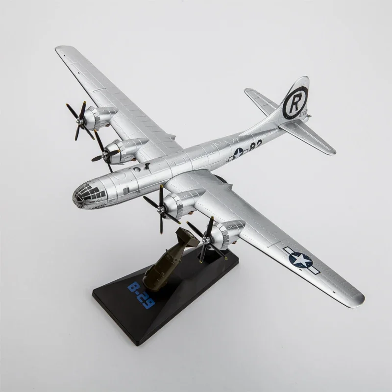 Diecast Scale 1:144 Simulated Alloy  B29 Super Aerial Fortress Aircraft Model Souvenir Collection Gift Toys for Boy