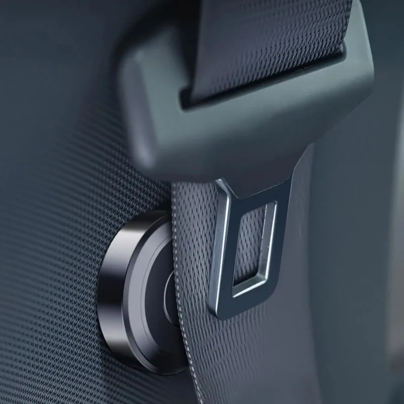 Suporte Magnético para Cinto de Segurança de Carro, Clipe de Fixação em Liga, Limitador de Cinto de Segurança, Dispositivo Estabilizador de Cinto de S
