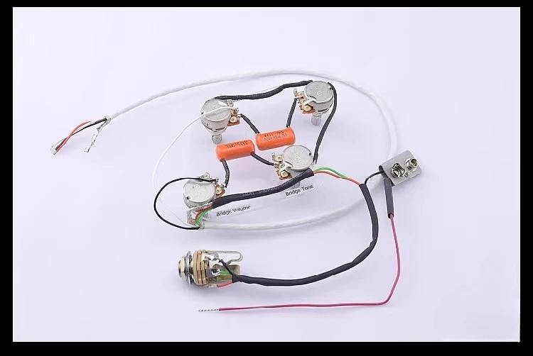 Best Offer TQ25K Potentiometer Electric Guitar Active Pickup Circuit Kit Upgrade for Epi  L/P S/G