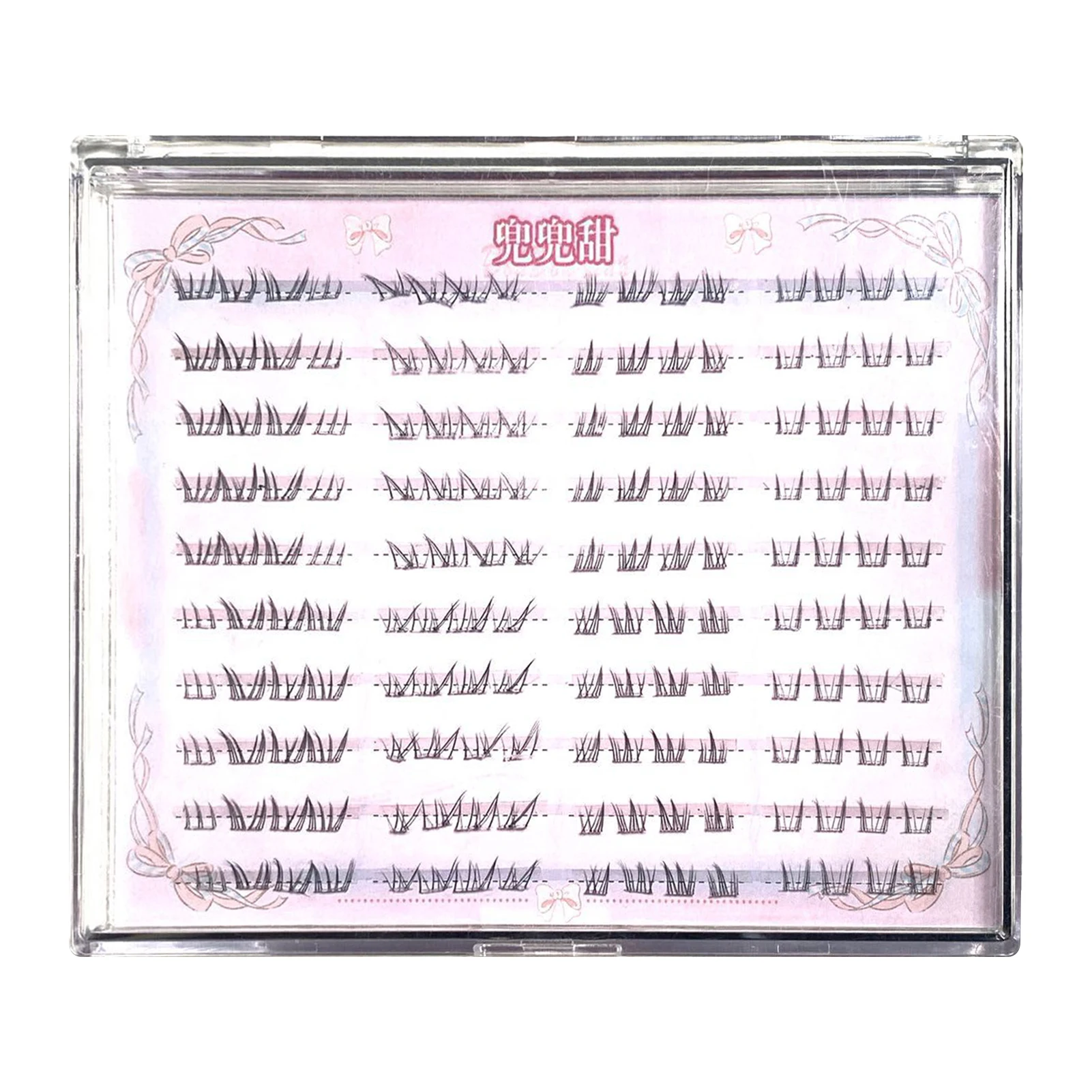 Large capacity No Need Glue Self-adhesive False Eyelashes Fluffy Fish Tail Sunflower Thick Curling Lash Extension DIY Anime Eyes