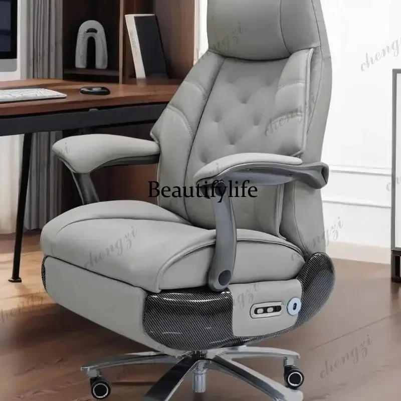 G153 Gray Luxury Office Chair Armrest Upgrade Swivel Designer Oversized Office Chairs Comfortable Silla De Escritorio Furniture